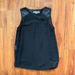 BCBG Black Sleeveless Blouse